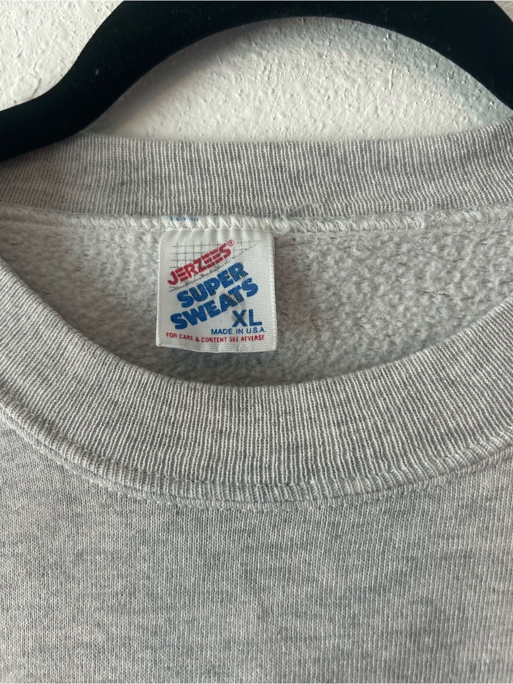Jerzees Gray Crewneck Sweatshirt with Blue UCLA Lettering - Picture 3 of 3